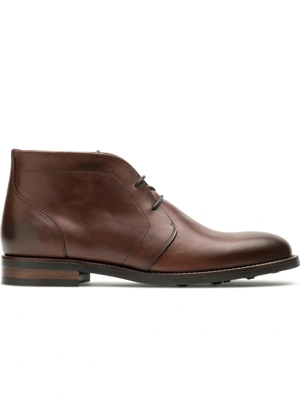 Rhodes Men's Felix Chukka Leather Boots in Brown Rust